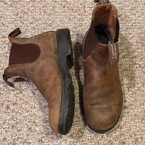 Brown Blundstone boots